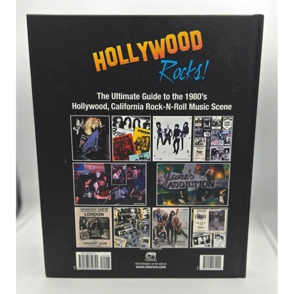 Hollywood Rocks! 1980s Los‎ Angeles Music Scene Hardcover Guide - Cleopatra